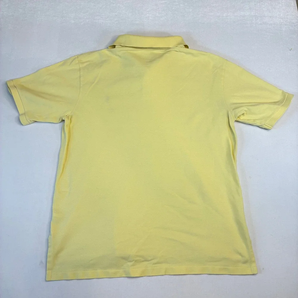 Polo Ralph Lauren Mens Yellow Tall Long Sleeve Polo Shirt Classic Fit LT GL‎